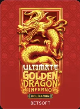 Ultimate Golden Dragon Inferno Hold and Win dragon slot with locked symbols
